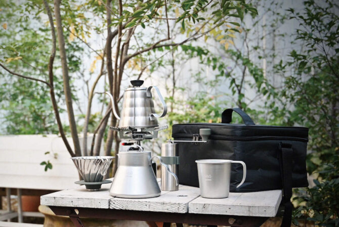 アウトドア仕様のコーヒー器具シリーズ 「 HARIO outdoor 」