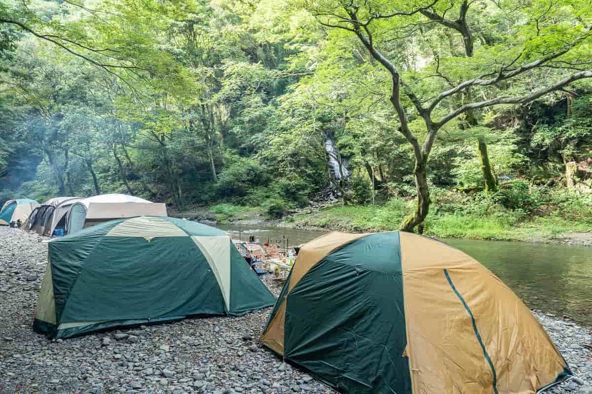 砂利サイトキャンプ場　関東