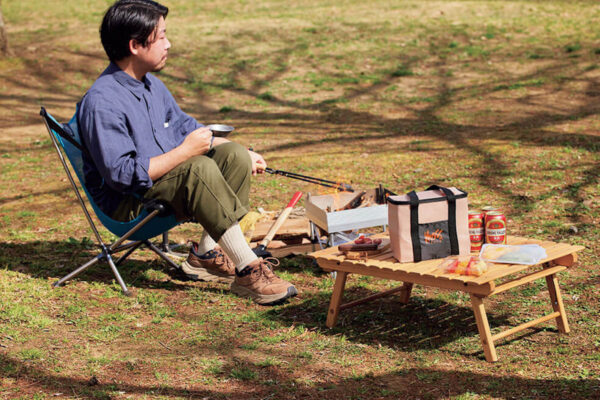 伝説のテントブランド「モステンツ」とコラボした『MOSS TENTS×BE-PAL ソロキャン用保冷バッグ』が BE-PAL最新号の特別付録に