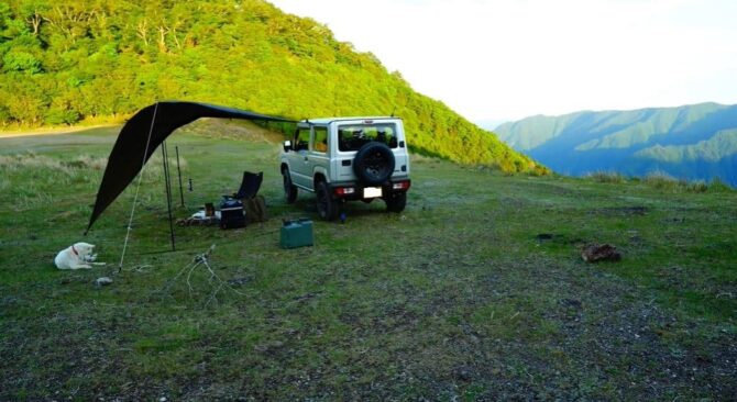 新型ジムニーで車中泊キャンプ！自分のスタイルでキャンプを楽しもう