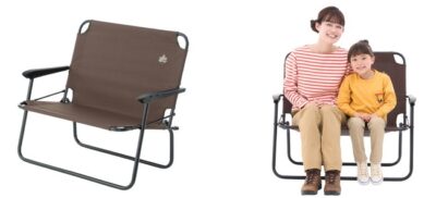 LOGOS、親子で一緒に座れる！耐荷重120kgのローチェア「アースアイアンローチェア for OYAKO」新発売