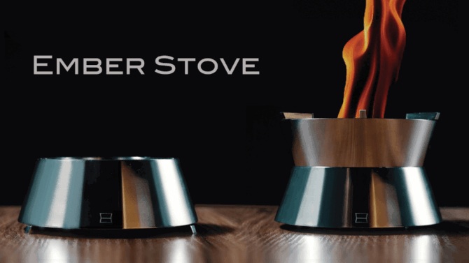 洗練された機能性ポケットストーブ「Ember Stove」