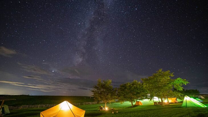 関東近郊でペルセウス座流星群の観察ができるキャンプ場6選