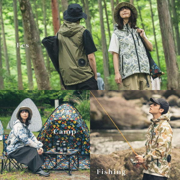 夏フェスやキャンプなどで大活躍！ 【空調服(R)×「KiU」】の協業商品が限定発売