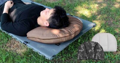 「じぶんまくら×オレゴニアンキャンパー」キャンプでも快眠できる『キャンプまくら』新発売