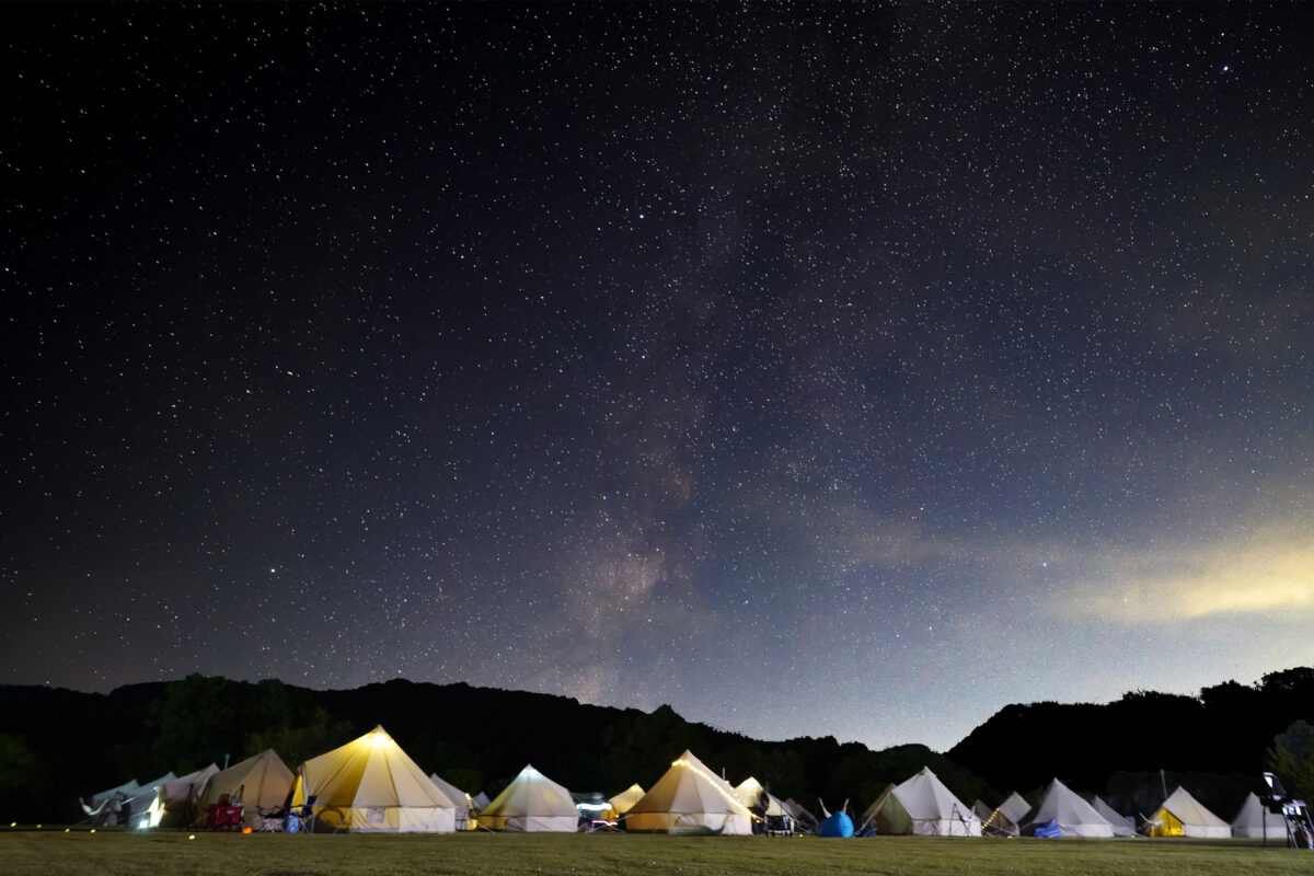 星空がきれいに観察できるキャンプ場