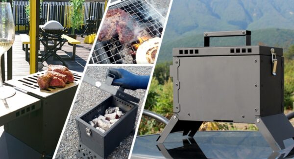 着火から炭の再利用まで1台で全てを可能にするオールインワン構造「燼[ZIN]ソロ」