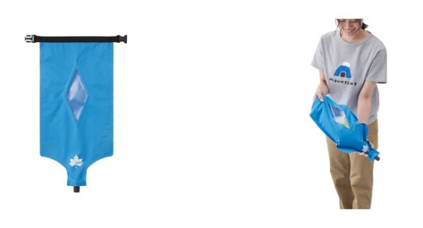 LOGOS、水と洗剤を入れてシェイクするだけ！かばんに収納できる洗濯機「LOGOS シェイク洗濯袋・mini」