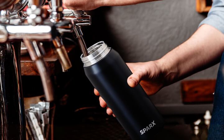 炭酸飲料対応保冷ボトル『SPARX』