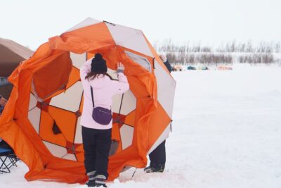 雪中キャンプの撤収方法のコツと便利アイテム