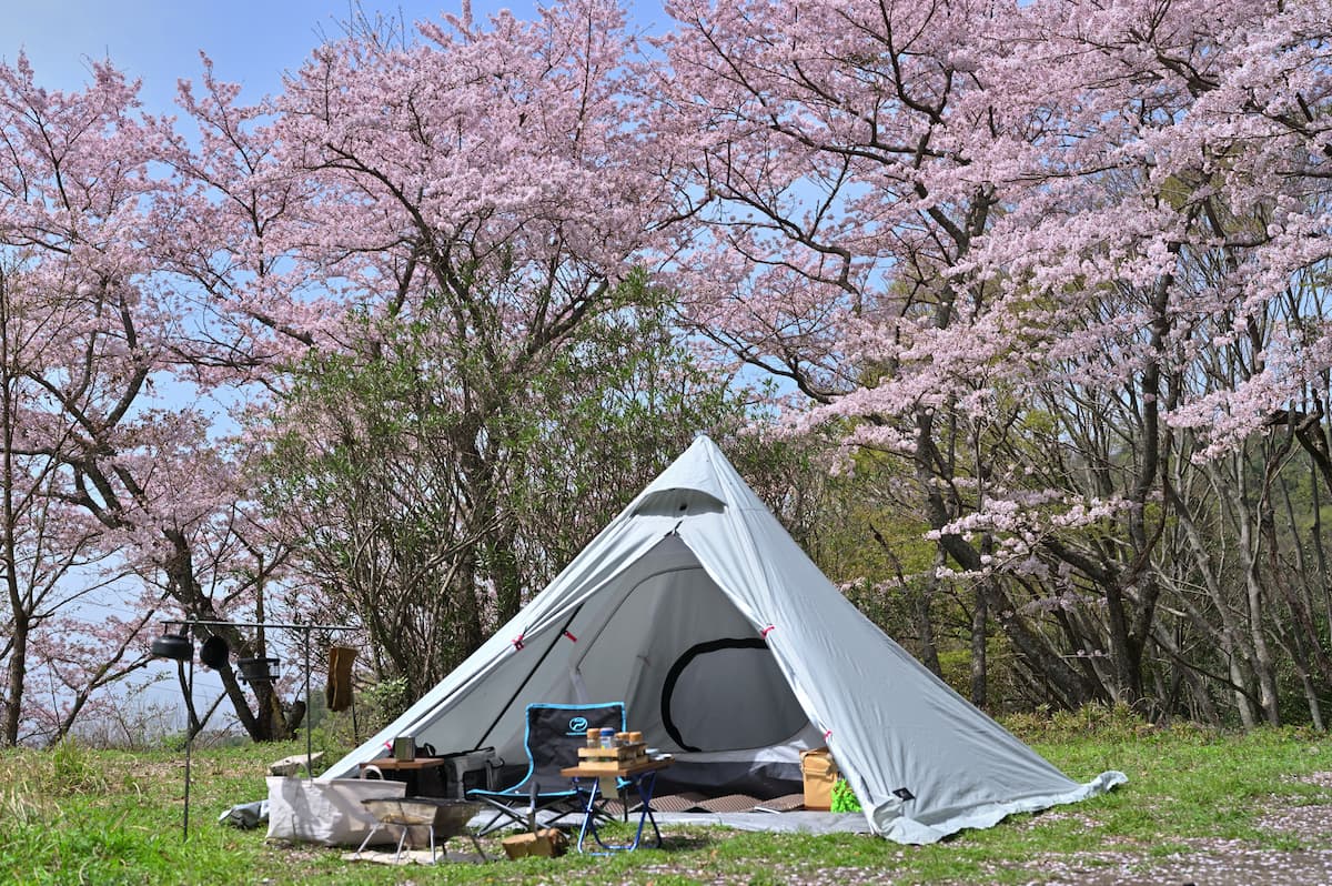 春キャンプ　四国のキャンプ場