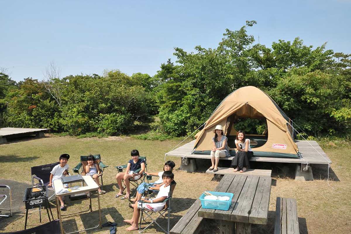 雨でも焚き火ができるキャンプ場　東海