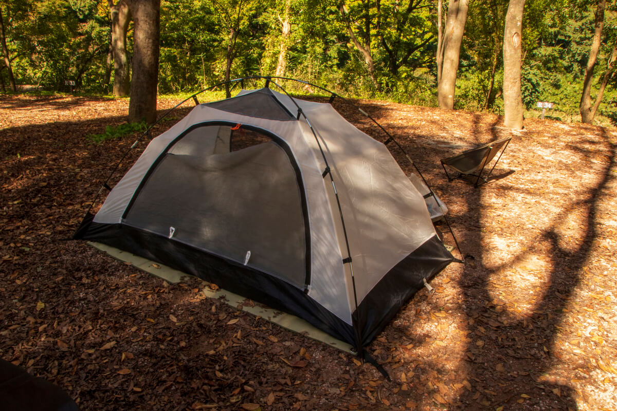 キャンプ　熱帯夜対策　テント用モスキートネット