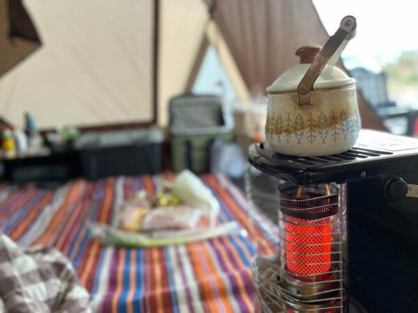 テント内でストーブを使う時の注意点