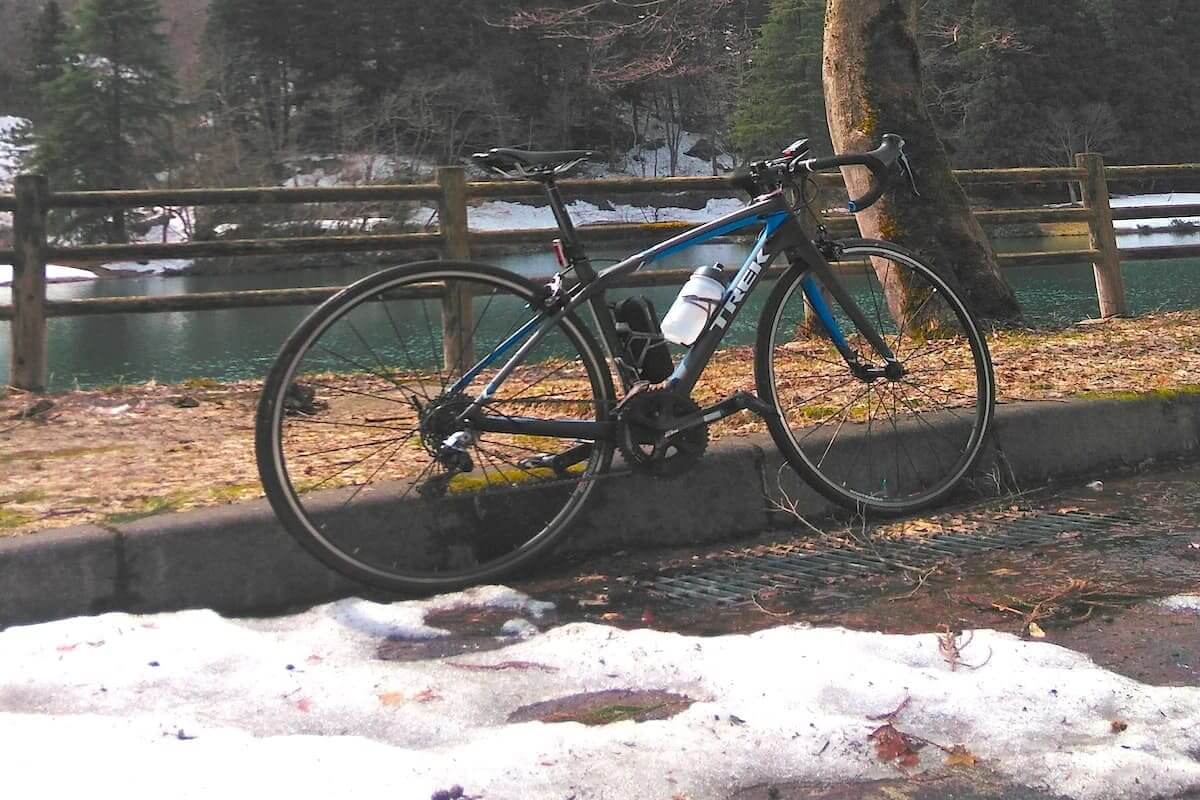 ロードバイク　雪道・凍結　危険理由
