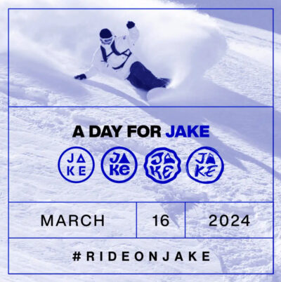 スノーボード記念日3/16の「A DAY FOR JAKE」に世界15カ国55のリゾートが参加