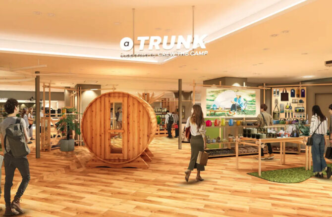 『@TRUNK Supported by CREW THE CAMP』神戸阪急６階に4/27（土）オープン