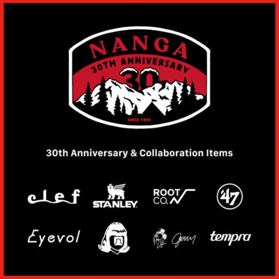 NANGA（ナンガ）30th アニバーサリー＆コラボレーションアイテムが登場！