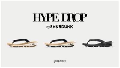 雪駄×スニーカー「unda-雲駄-」HYPE DROP by SNKRDUNKで販売開始