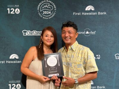 Peace Cafe Hawaiiがハワイ版ミシュラン「ハレ・アイナ・アワード」、2年連続シルバーを受賞！