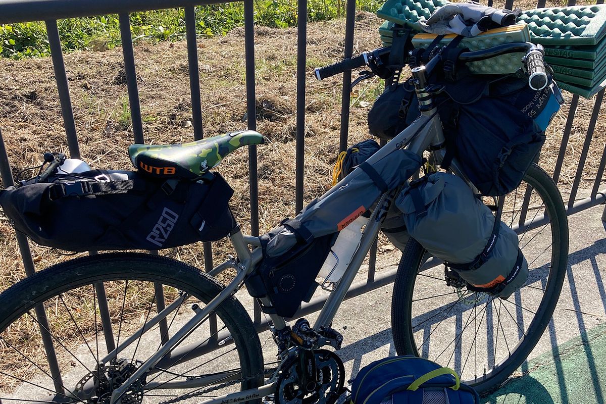 自転車キャンプに挑戦！