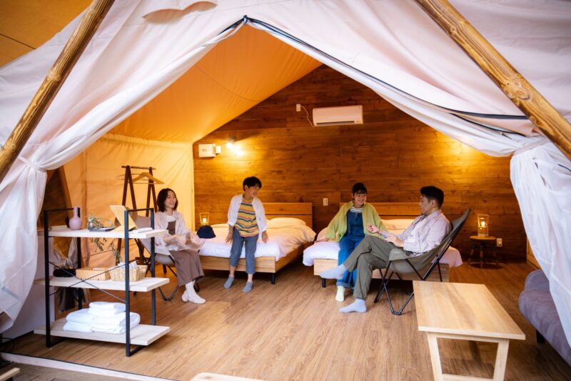 山梨県上野原市「ミューの森」