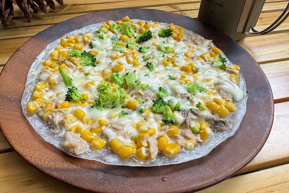 キャンプ飯　ライスペーパー