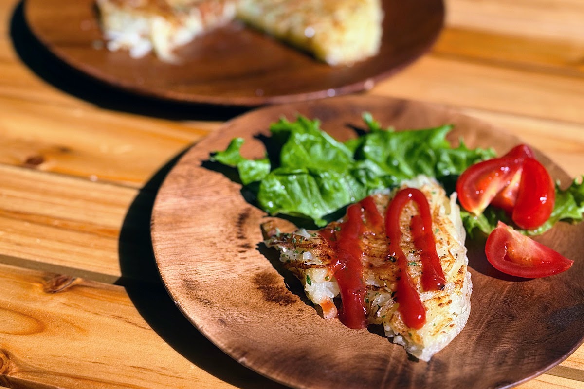キャンプ飯　ライスペーパー