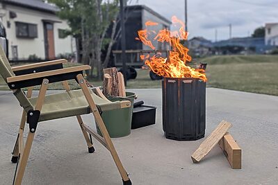 焚き火の新たなスタイルはコレ！革新的な二次燃焼焚き火台「UM Fire Pit」レビュー
