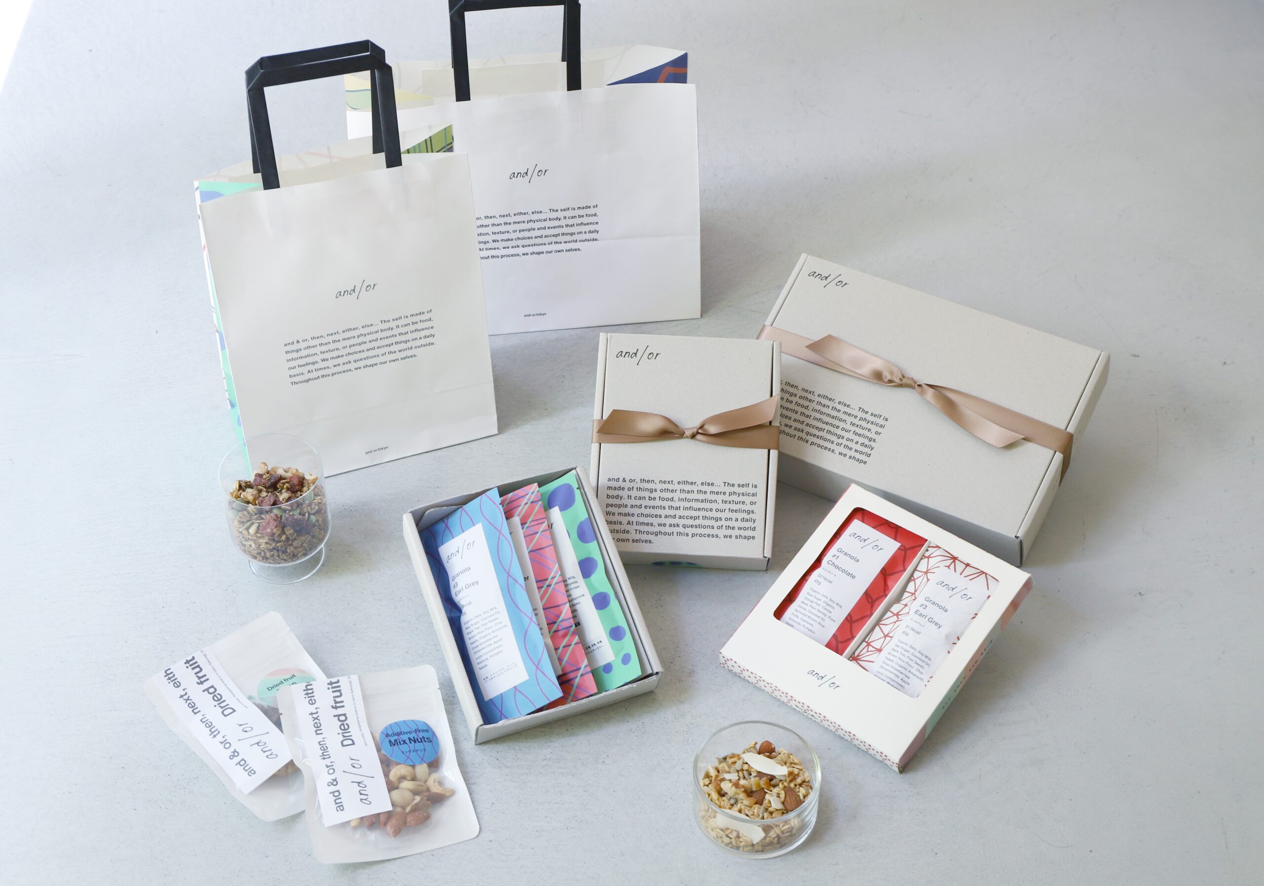 グラノーラ専門店「and/or Granola」ギフトをリニューアル＆ギフトボックス新登場