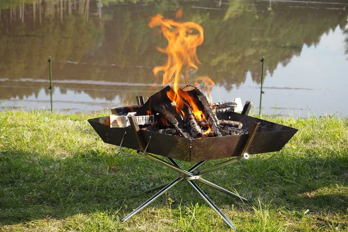 田んぼ　キャンプ