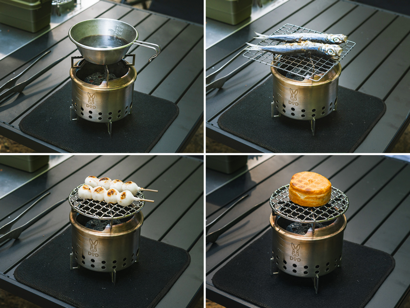 新型焚き火台「シェラもえファイヤー」