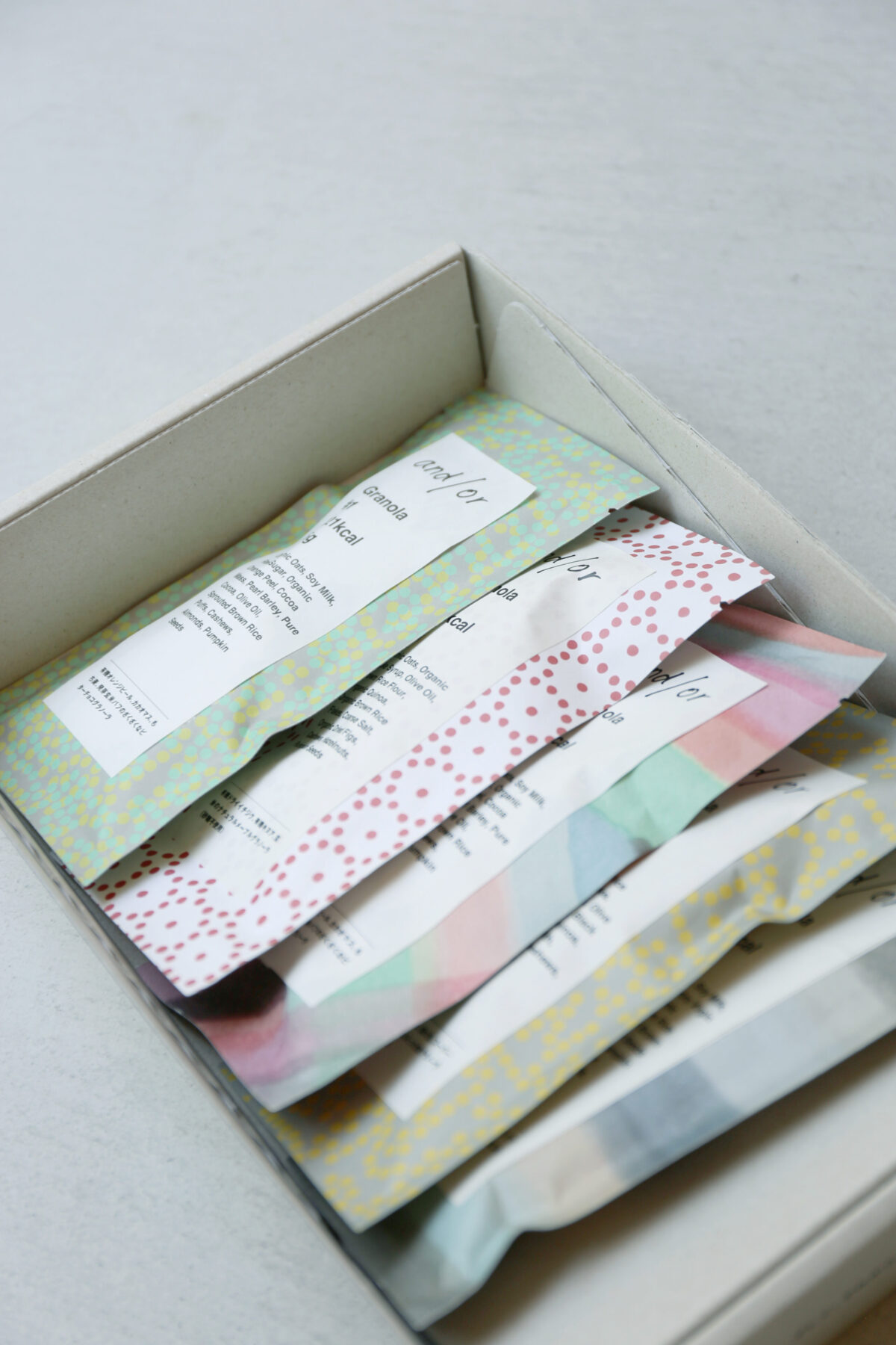 グラノーラ専門店「and/or Granola」ギフトをリニューアル＆ギフトボックス新登場