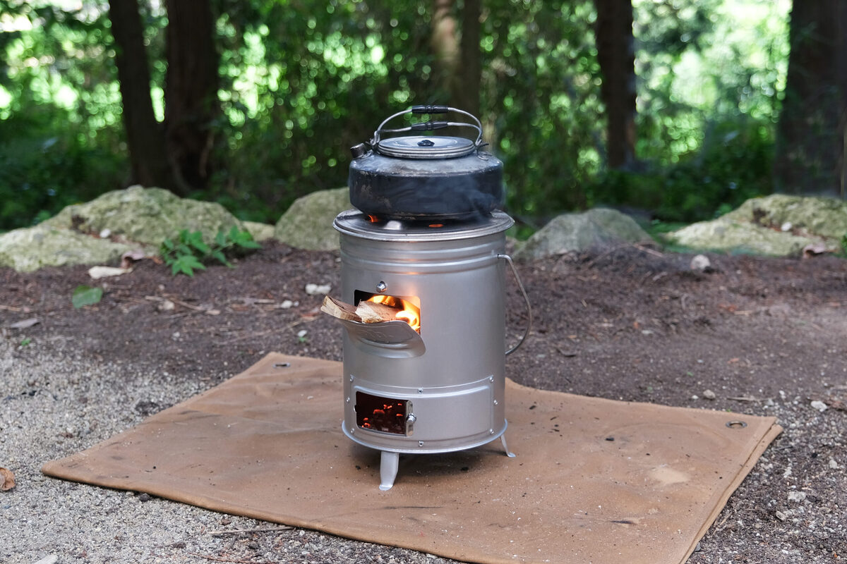 新型二次燃焼ストーブ『缶ストーブEX』10月発売