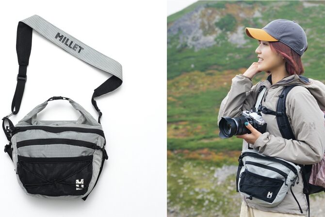 軽さとタフさを両立！OM SYSTEM×ミレー共同開発「パルマランフォトショルダー」発売