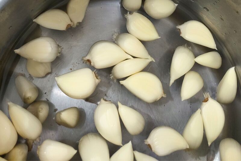 にんにく 植え付け、ニンニク栽培 プランター