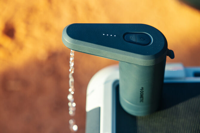 キャンプも防災も快適！ポータブル電動給水栓「RCN-WF」新登場