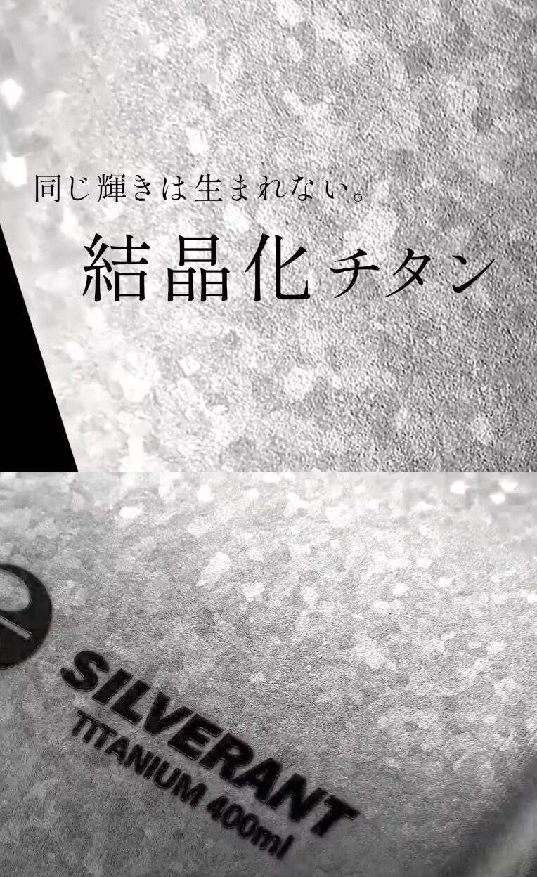 「結晶化チタン 茶漉し付き ダブルウォールマグ」新発売