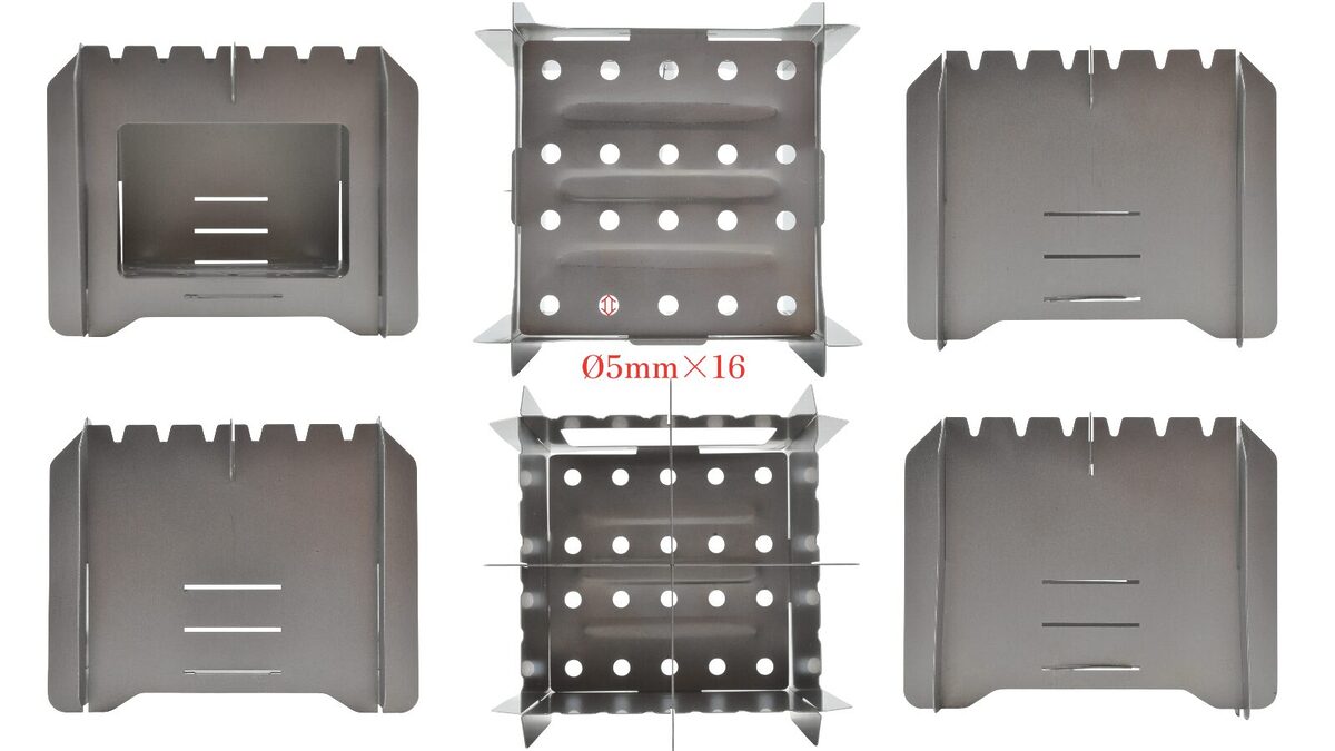 113gの超軽量コンロ『ポケットチタンコンロ』発売