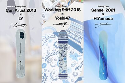 Burton×3アーティストの限定ボード「プラネット」アーティストコレクション11/29発売