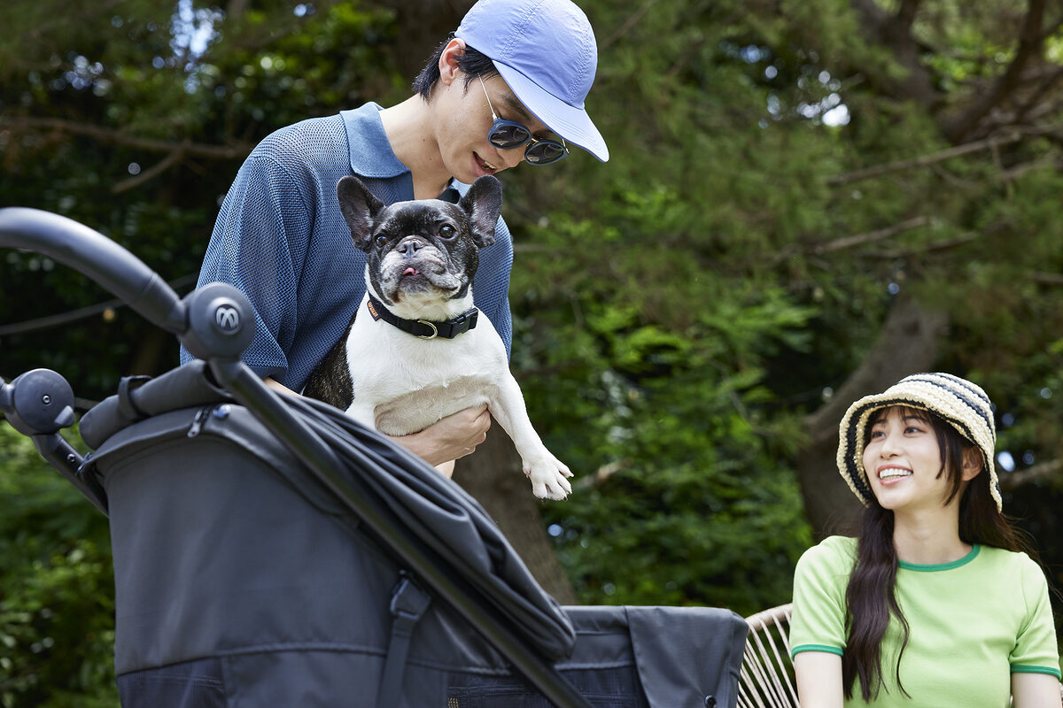 アウトドア対応の3輪ペットバギー「GO.BUGGY Dog」シリーズを発売