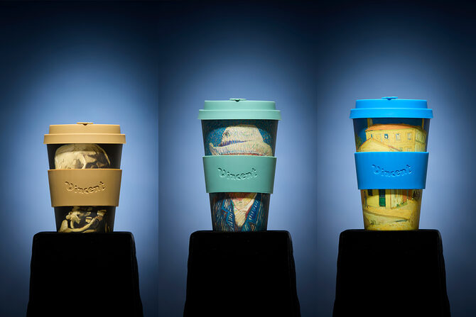 ゴッホの名画を持ち歩く！Ecoffee Cup新作タンブラー登場