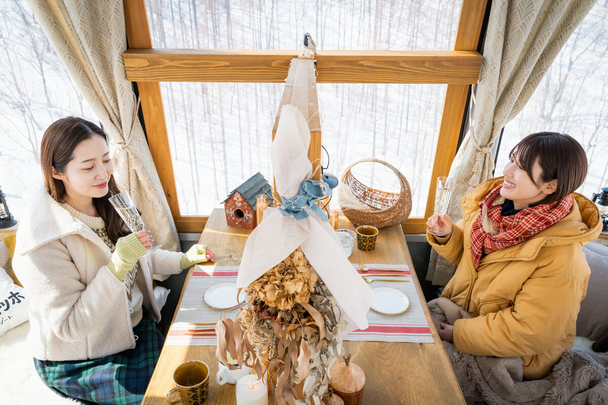 「雪舞うゴンドラクルーズピクニック」開始