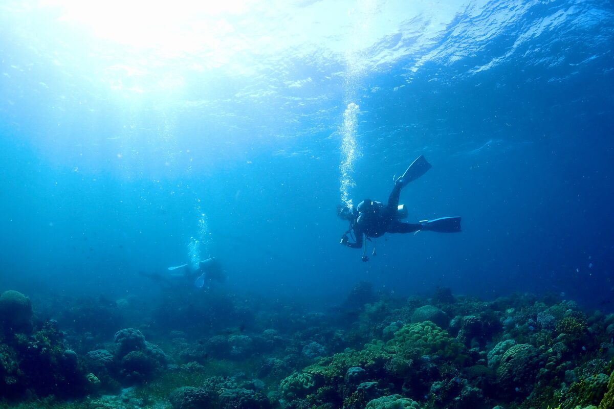 one person fundiving